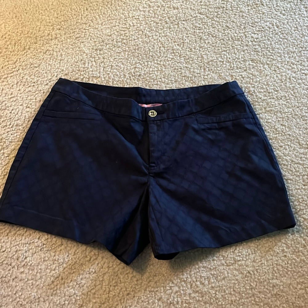NWT Lilly Pulitzer navy blue shorts size 12